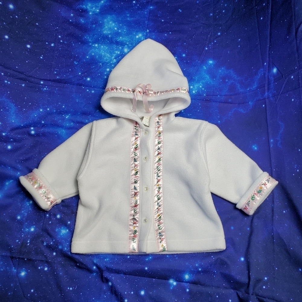 Baby beluga 2 Pc Sz 24 Mos Fleece Hoodie Set White